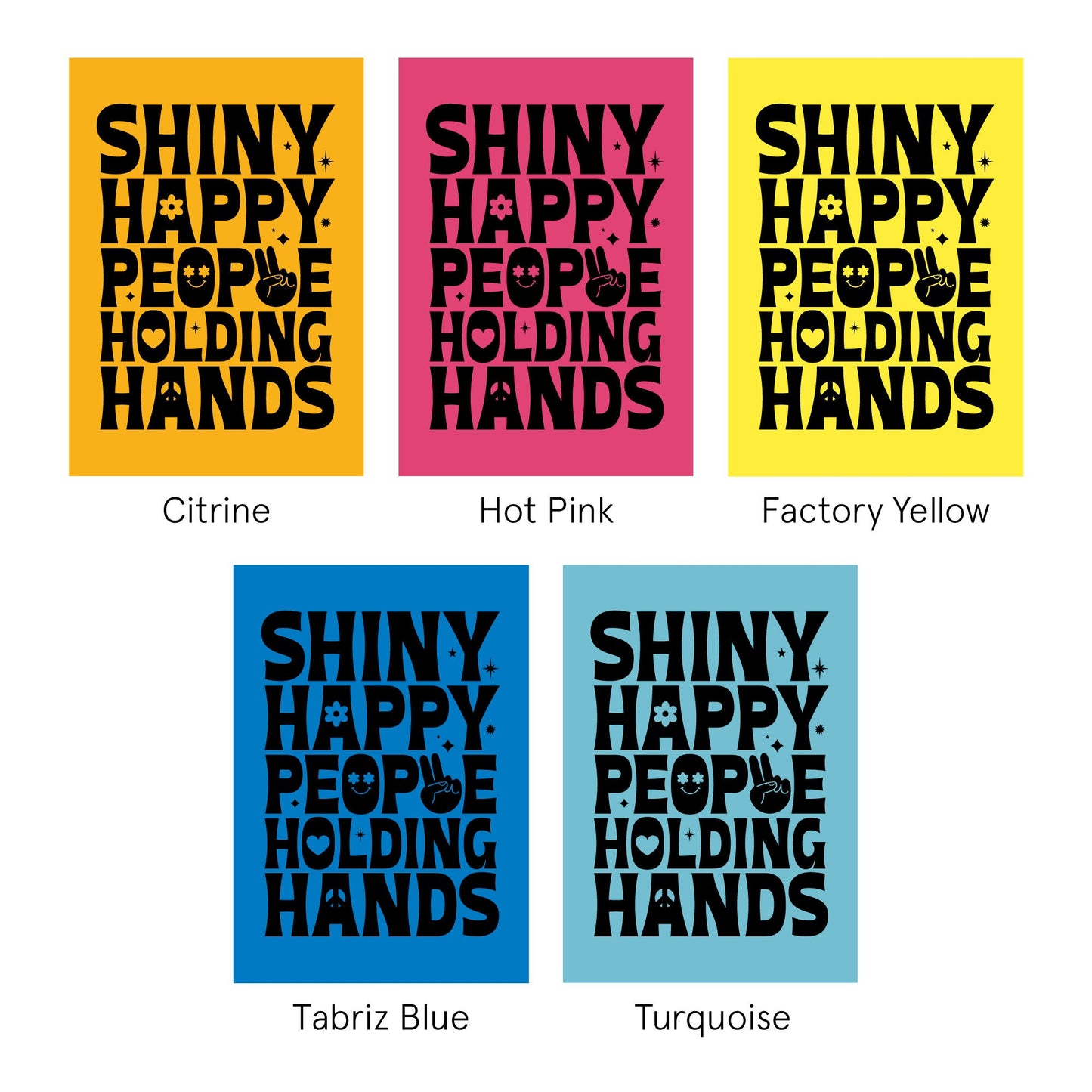 Shiny Happy People Art Print