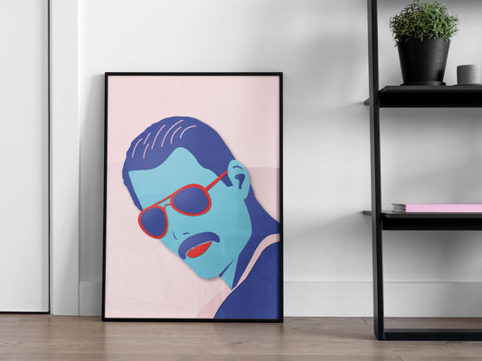 Freddie Mercury Art Print