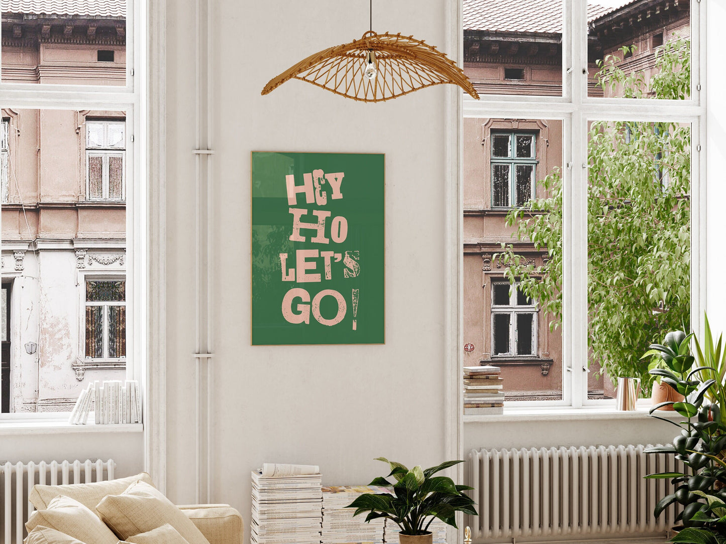 Hey Ho Let's Go Art Print