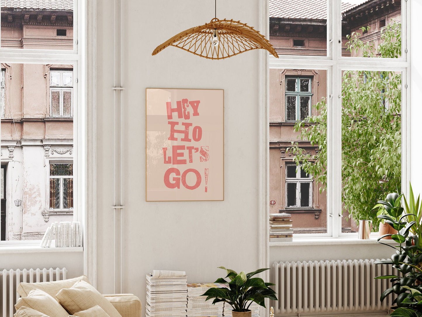 Hey Ho Let's Go Art Print