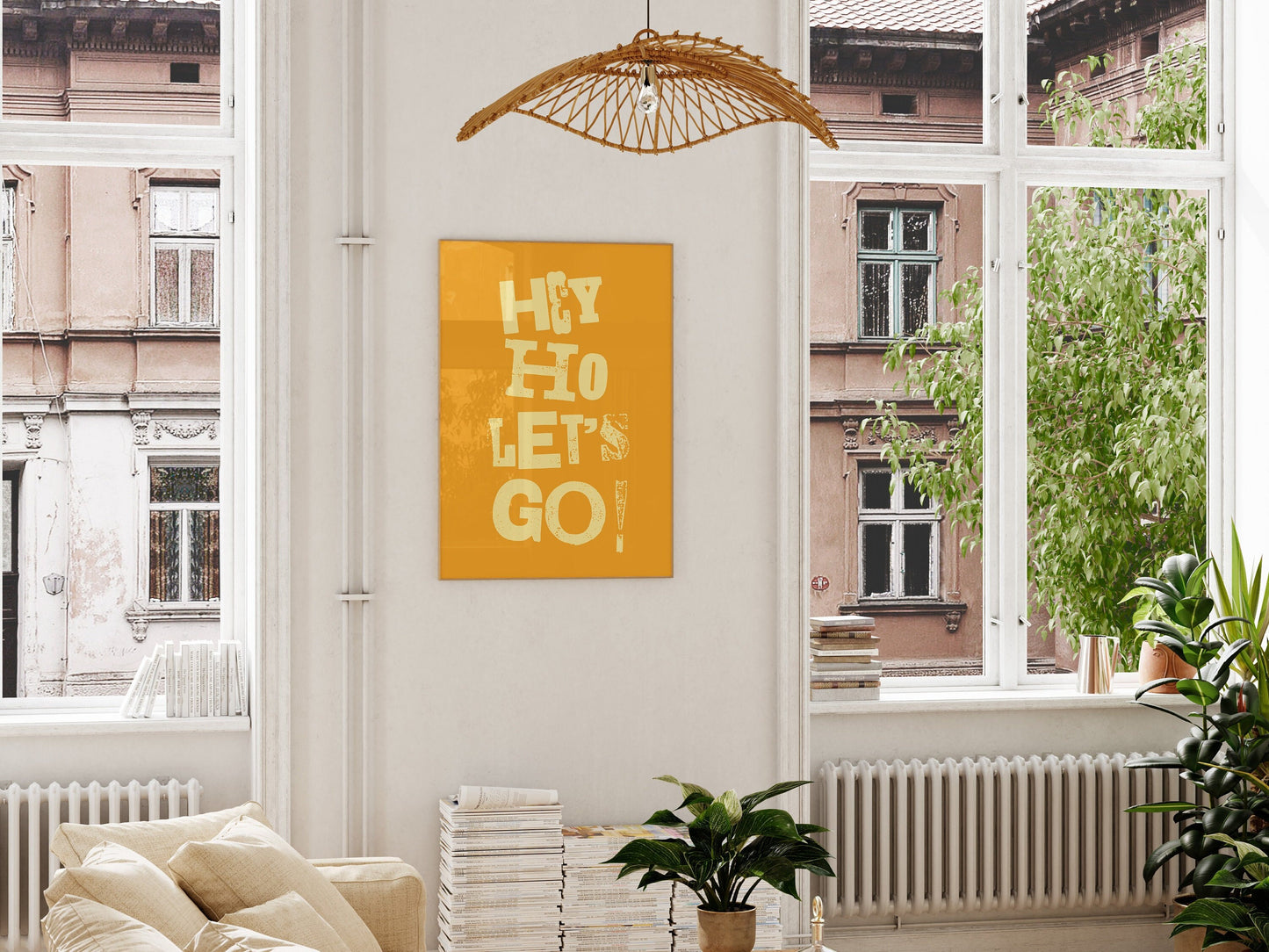 Hey Ho Let's Go Art Print