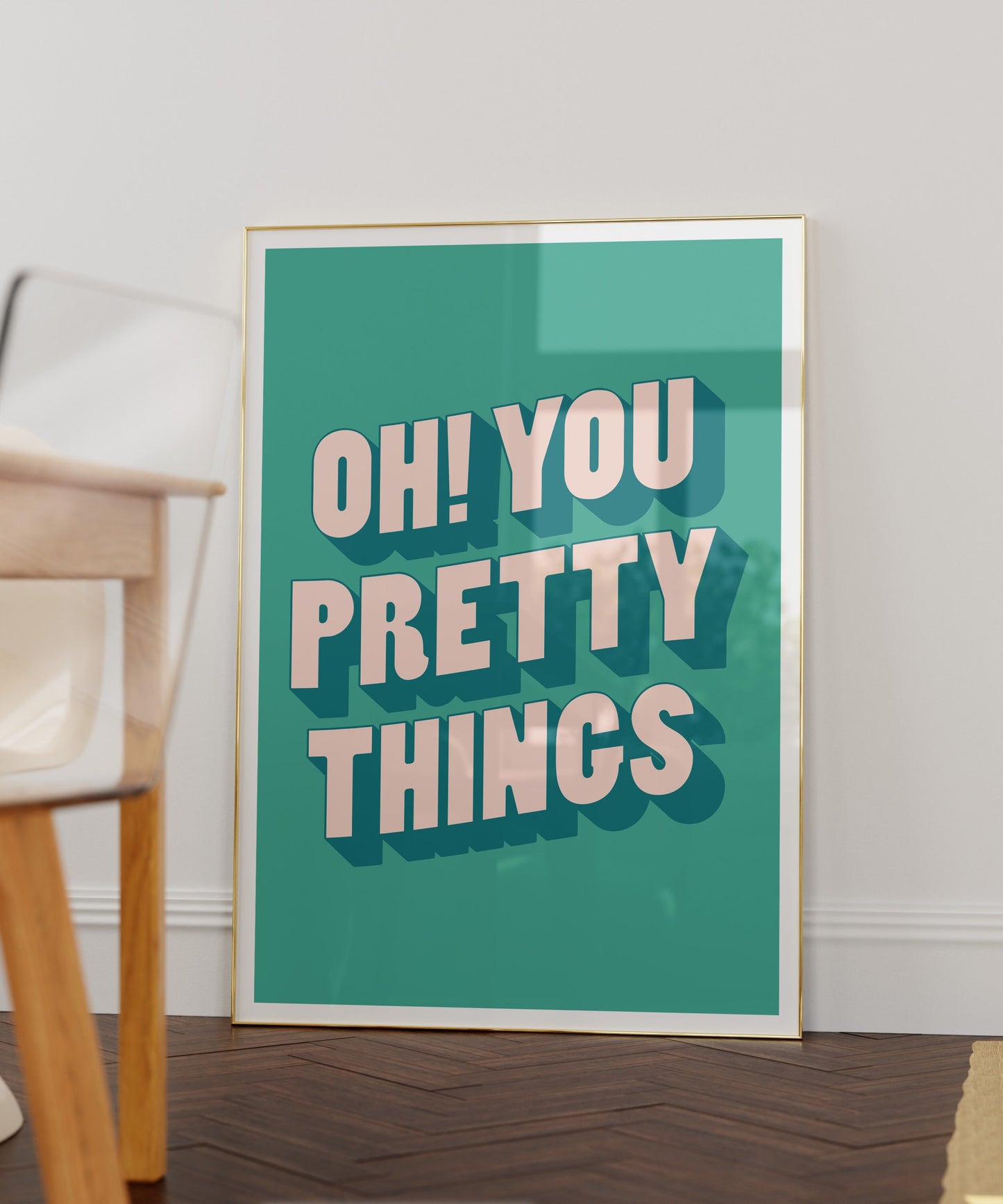 Oh You Pretty Things Art Print