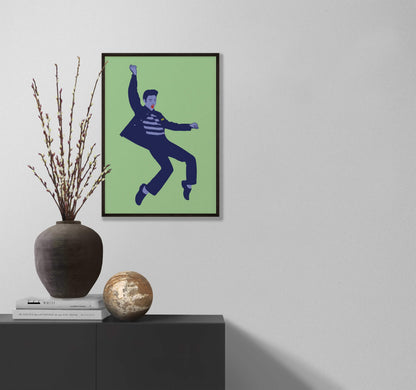 Jailhouse Rock Art Print