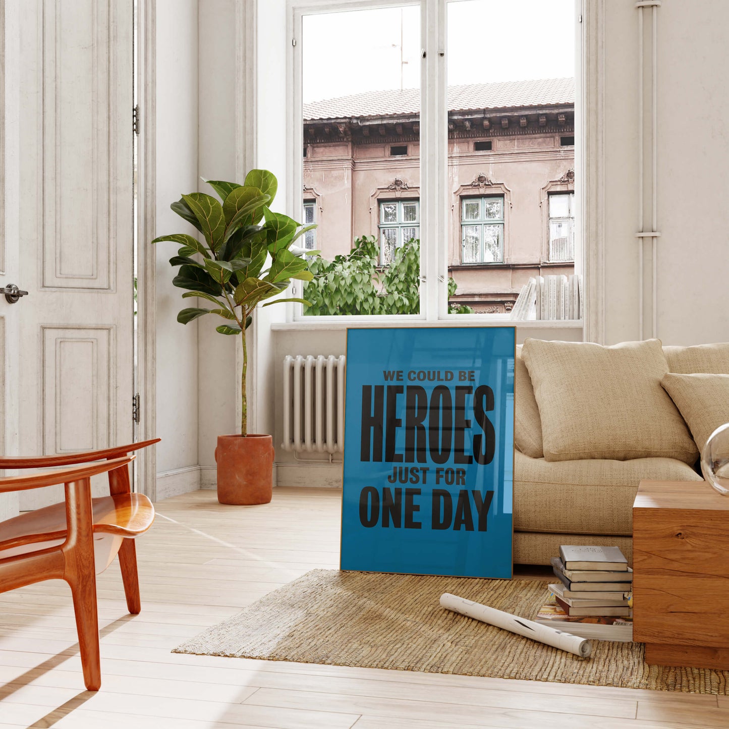 We Could Be Heroes Art Print