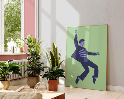 Jailhouse Rock Art Print