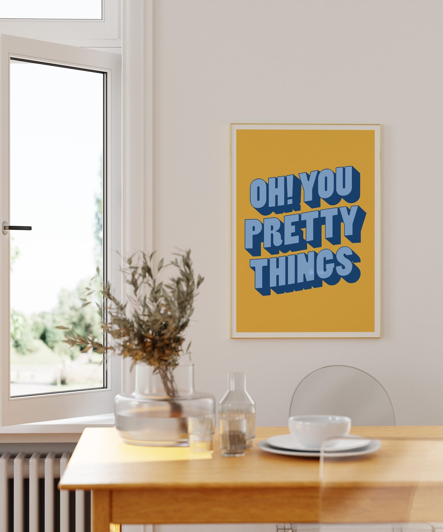 Oh You Pretty Things Art Print