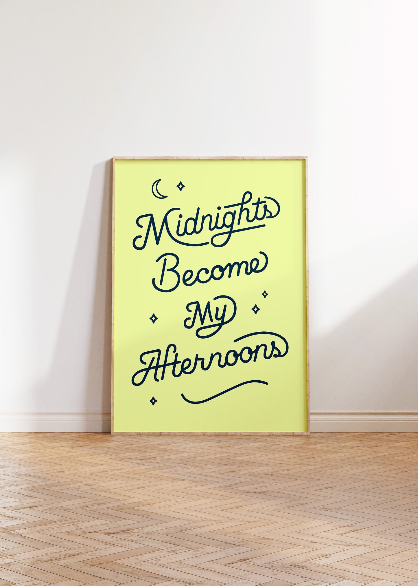 Midnights Become My Afternoons Art Print