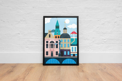 Cupar Skyline Art Print