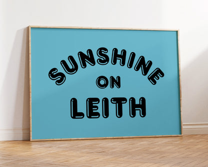 Sunshine on Leith Art Print
