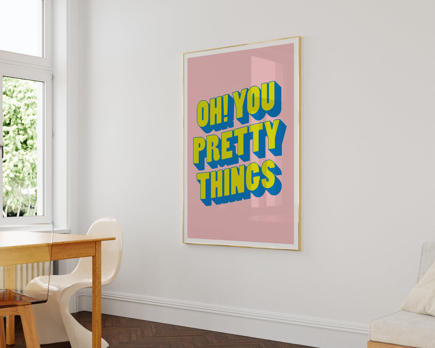 Oh You Pretty Things Art Print