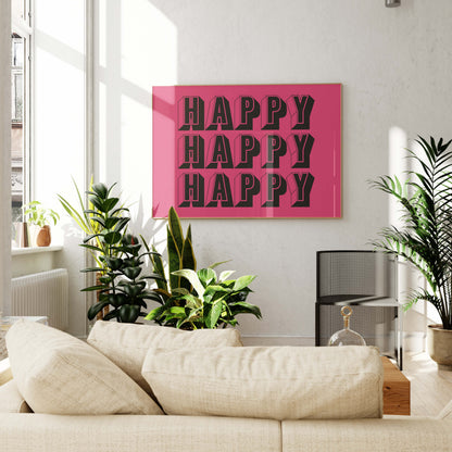 Happy Happy Happy Art Print