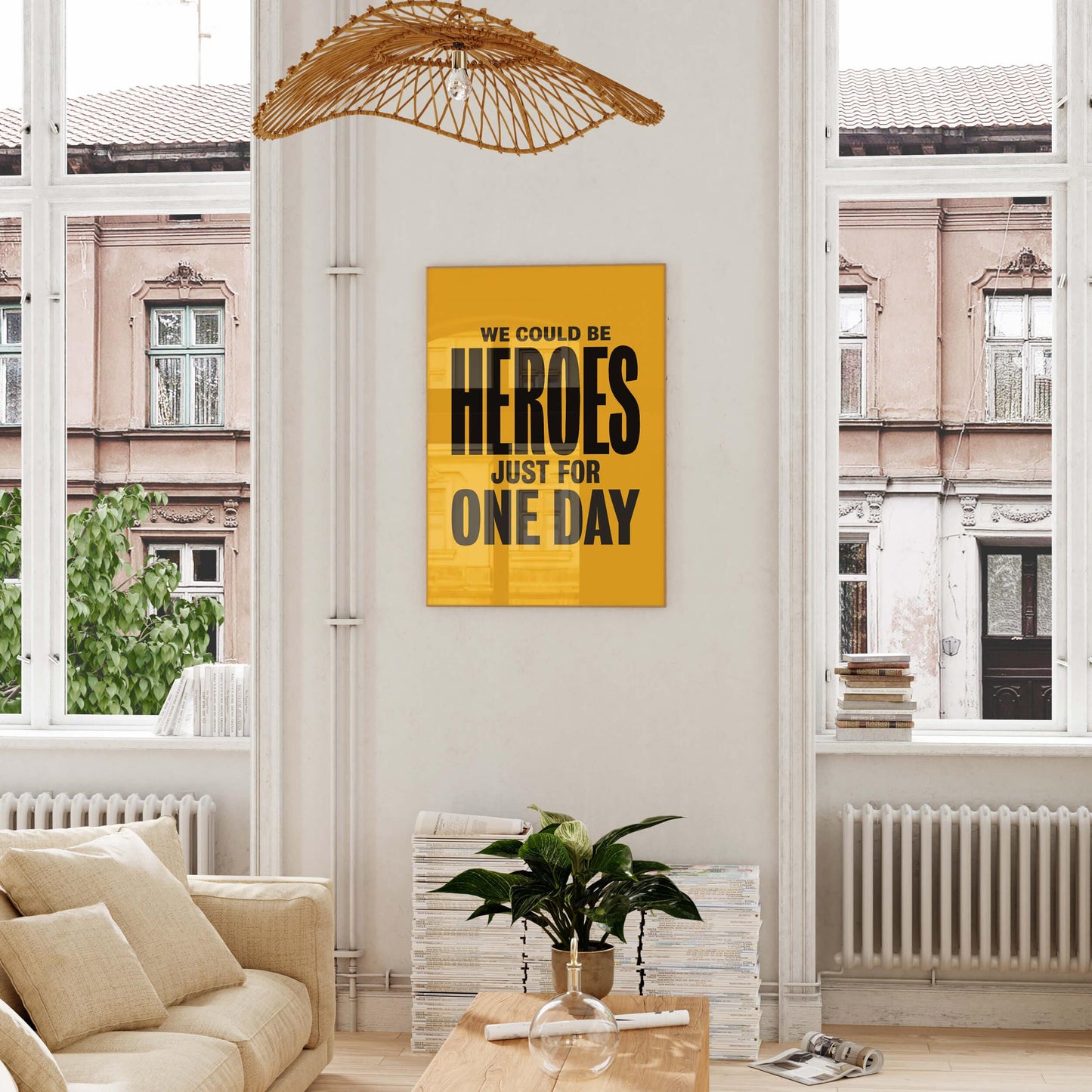 We Could Be Heroes Art Print