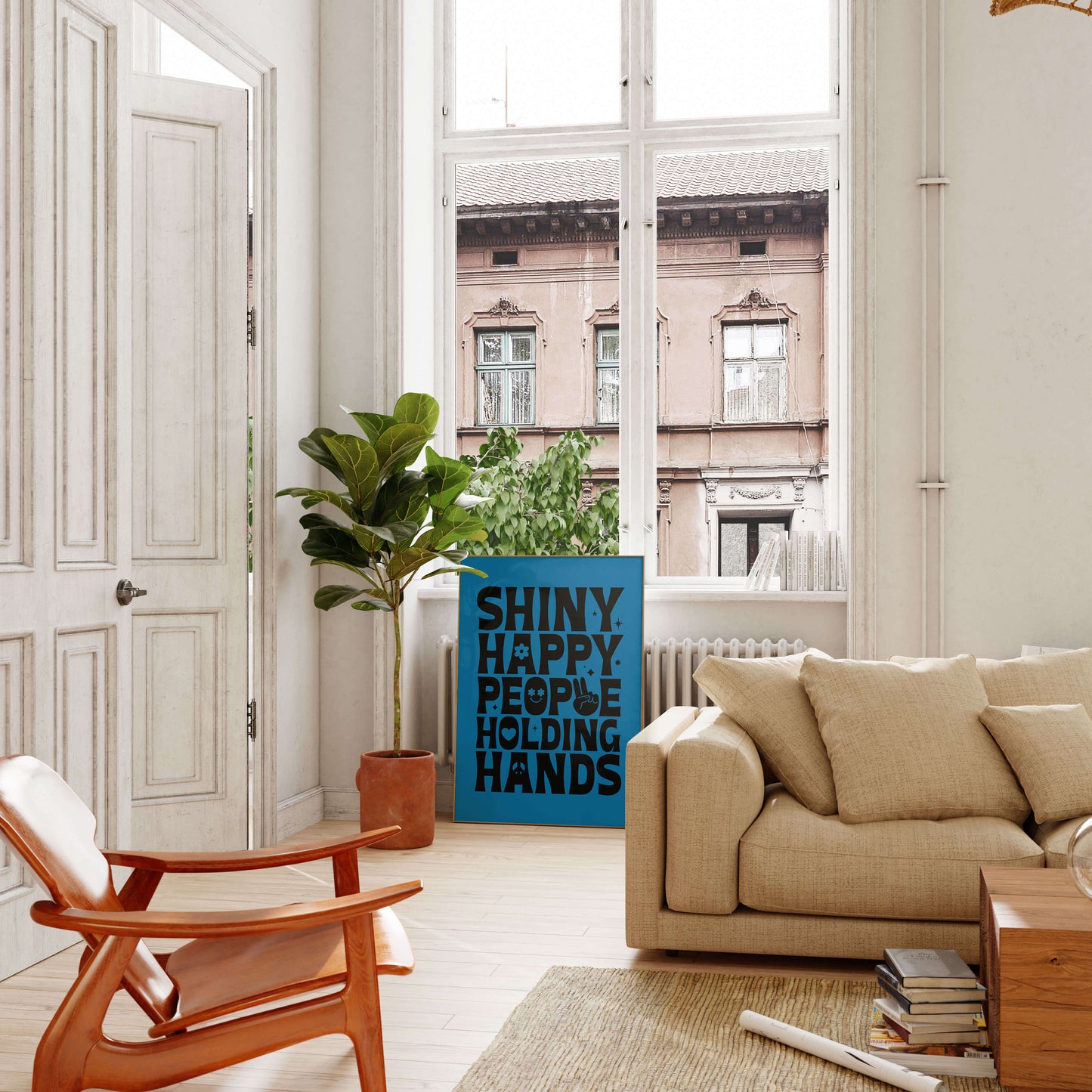 Shiny Happy People Art Print