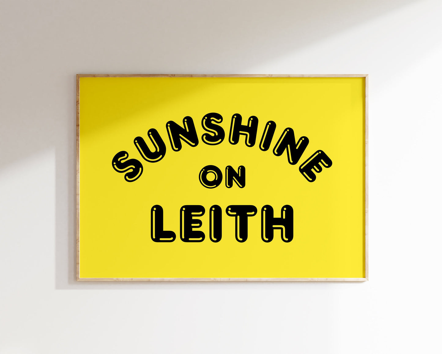 Sunshine on Leith Art Print