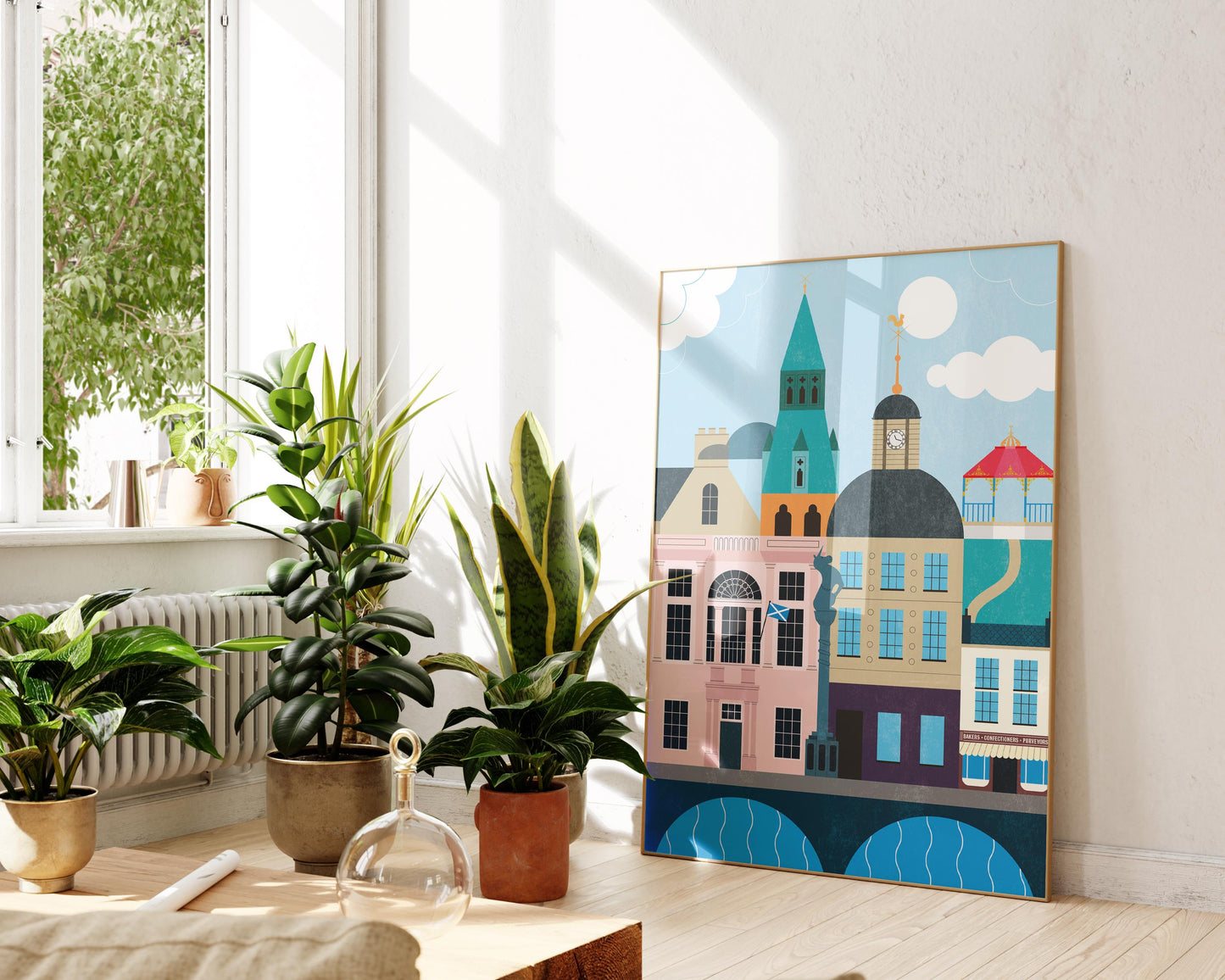 Cupar Skyline Art Print