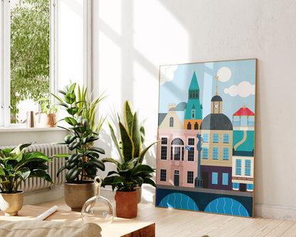 Cupar Skyline Art Print
