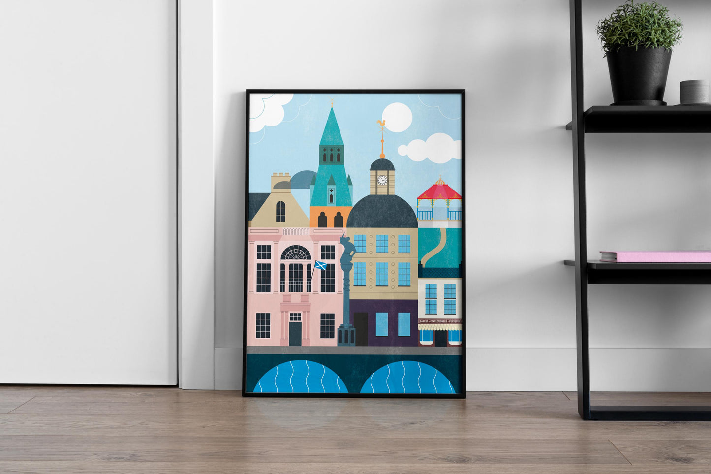 Cupar Skyline Art Print