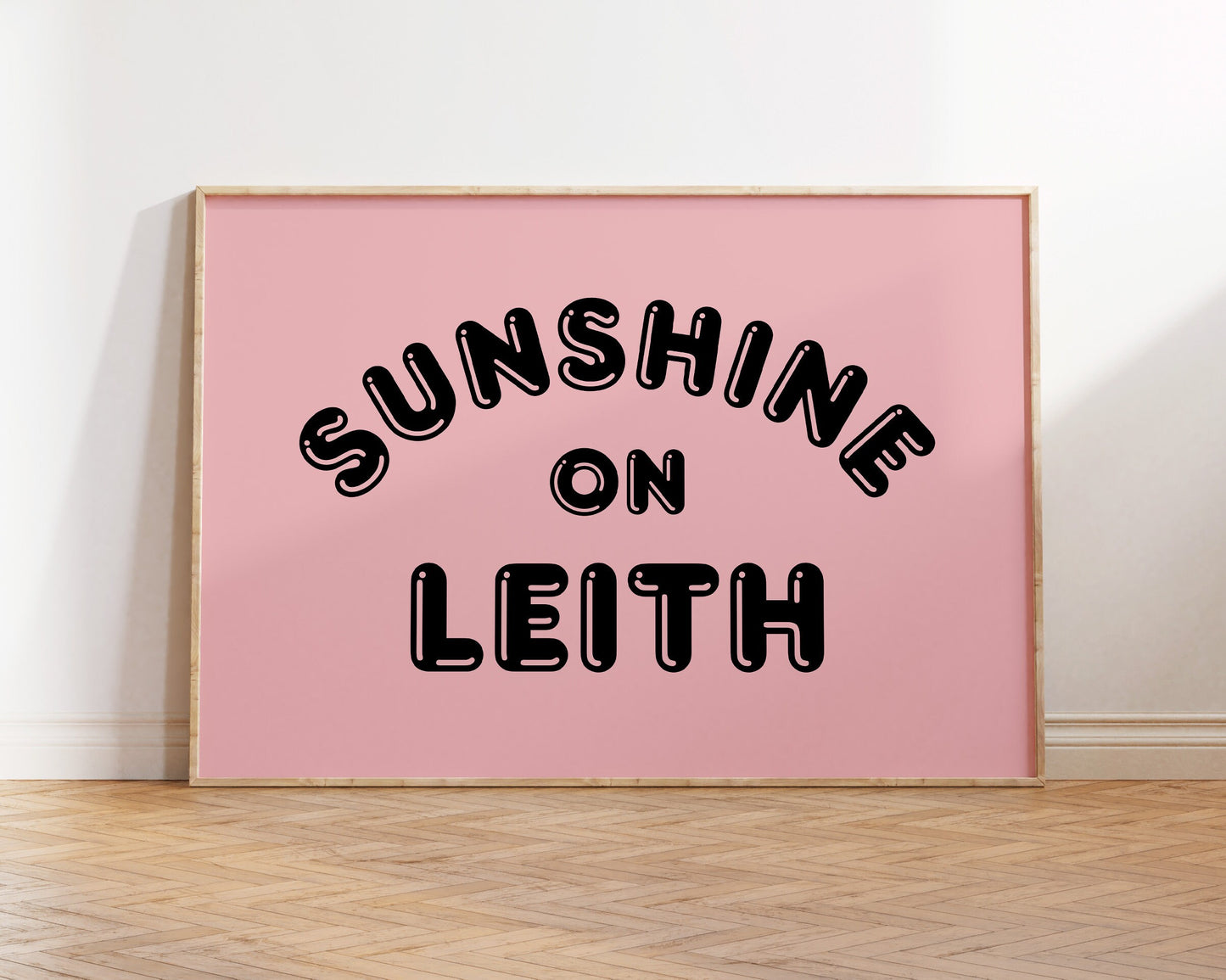 Sunshine on Leith Art Print