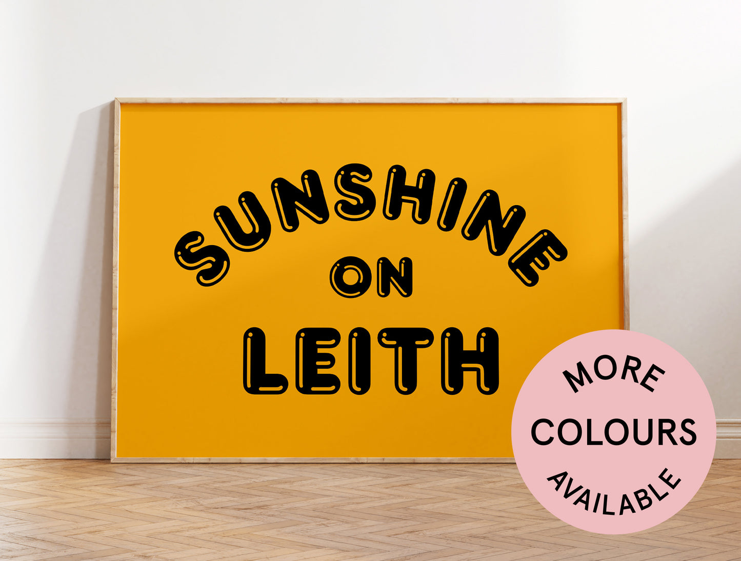 Sunshine on Leith Art Print