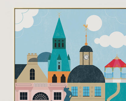 Cupar Skyline Art Print