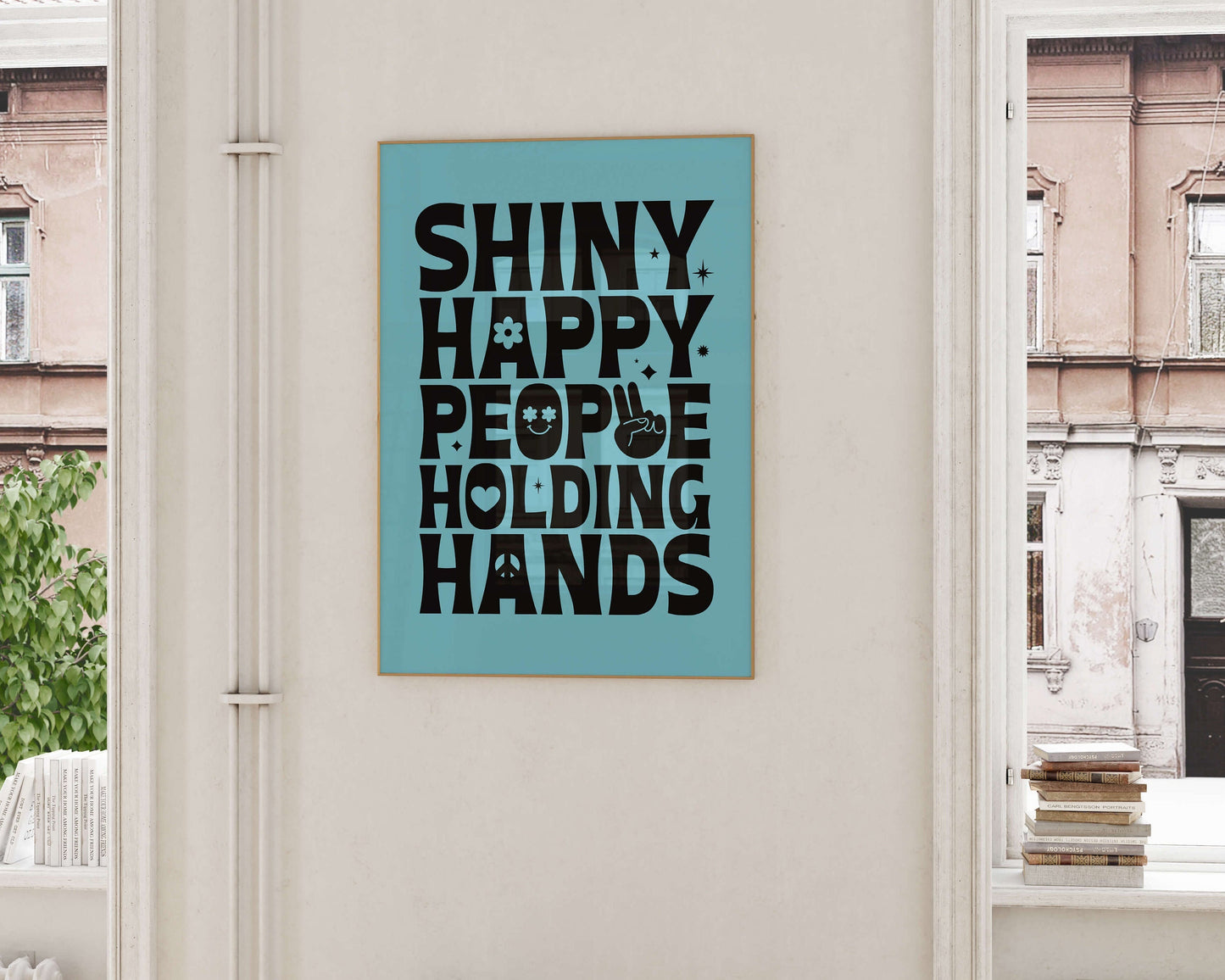 Shiny Happy People Art Print