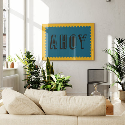 Ahoy Art Print
