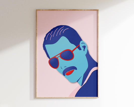 Freddie Mercury Art Print