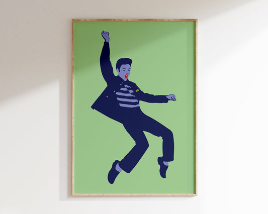 Jailhouse Rock Art Print