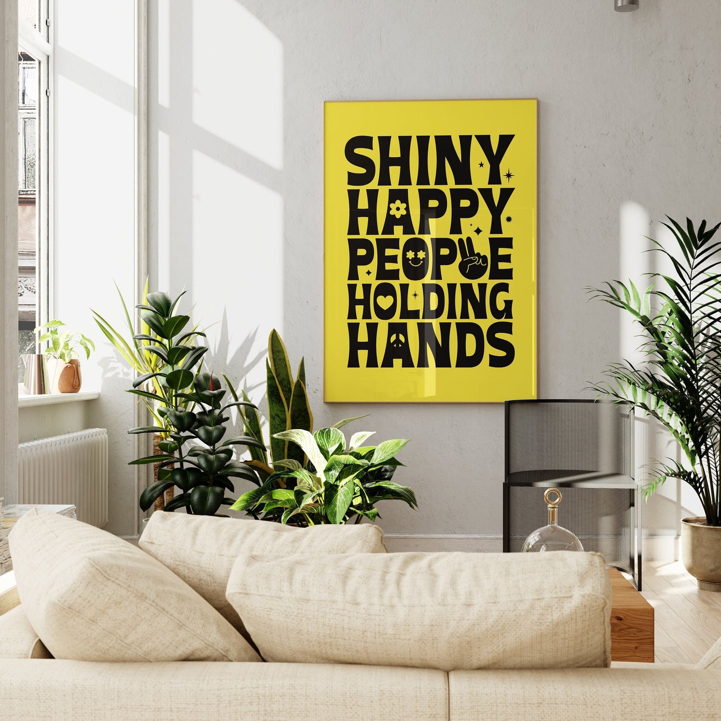 Shiny Happy People Art Print