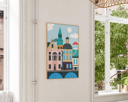 Cupar Skyline Art Print