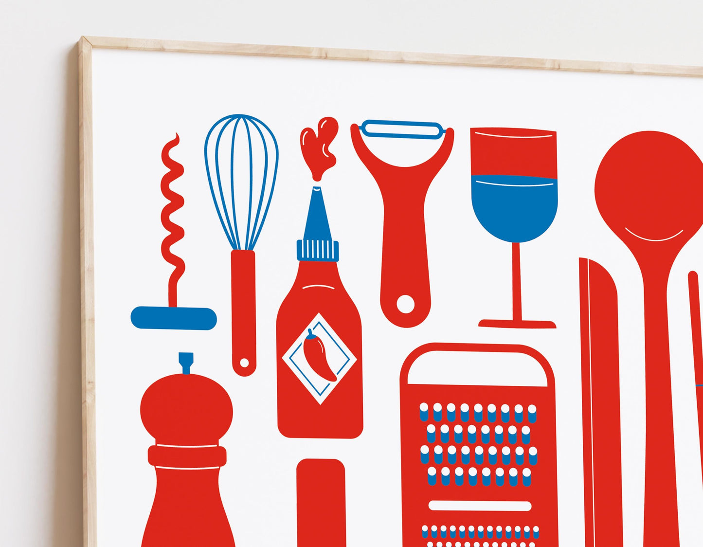 Kitchen Utensil Art Print