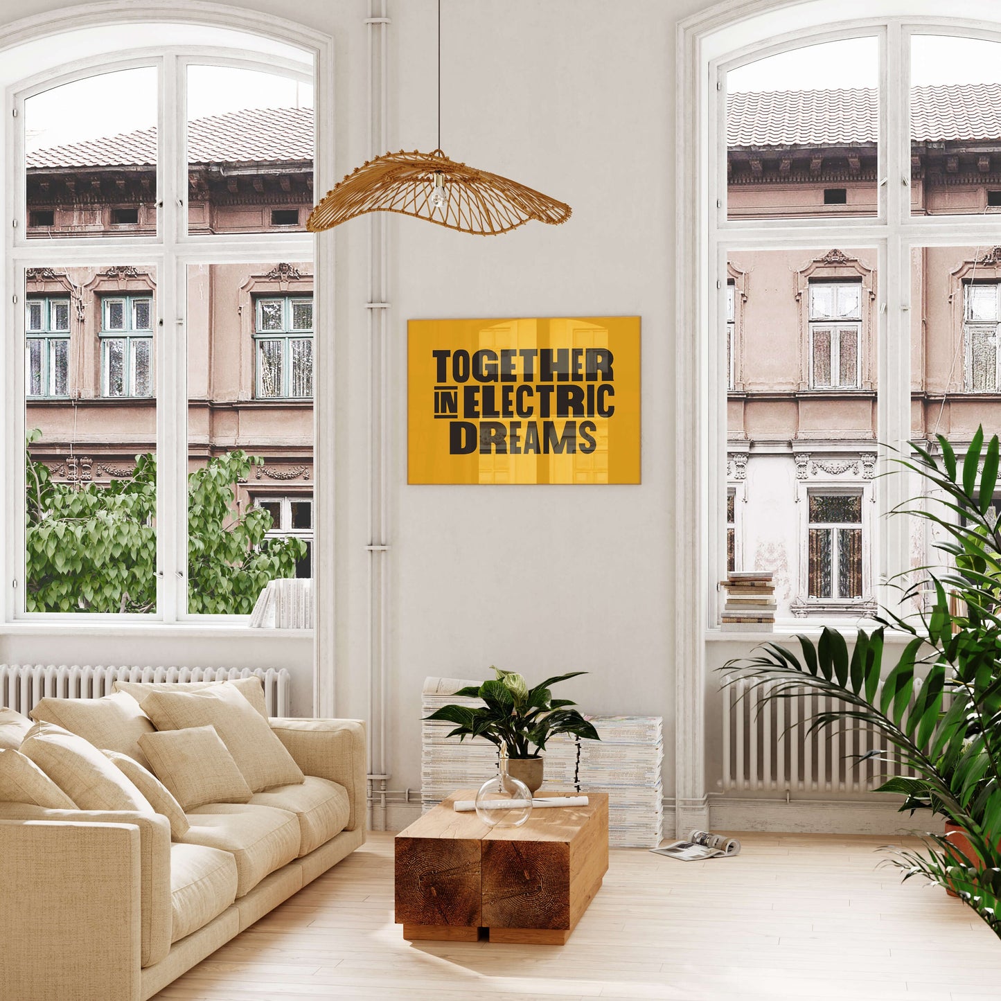 Together in Electric Dreams Art Print