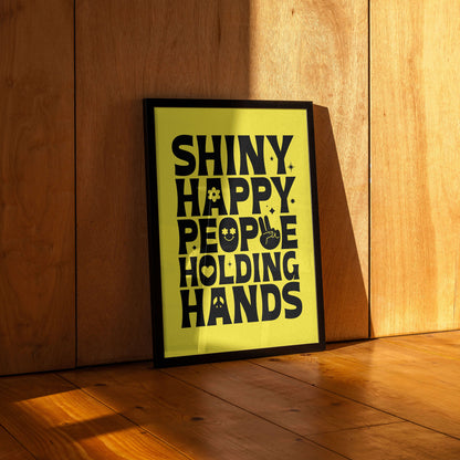 Shiny Happy People Art Print