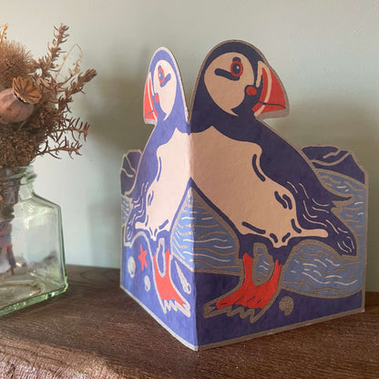 Puffin Fold Out Card