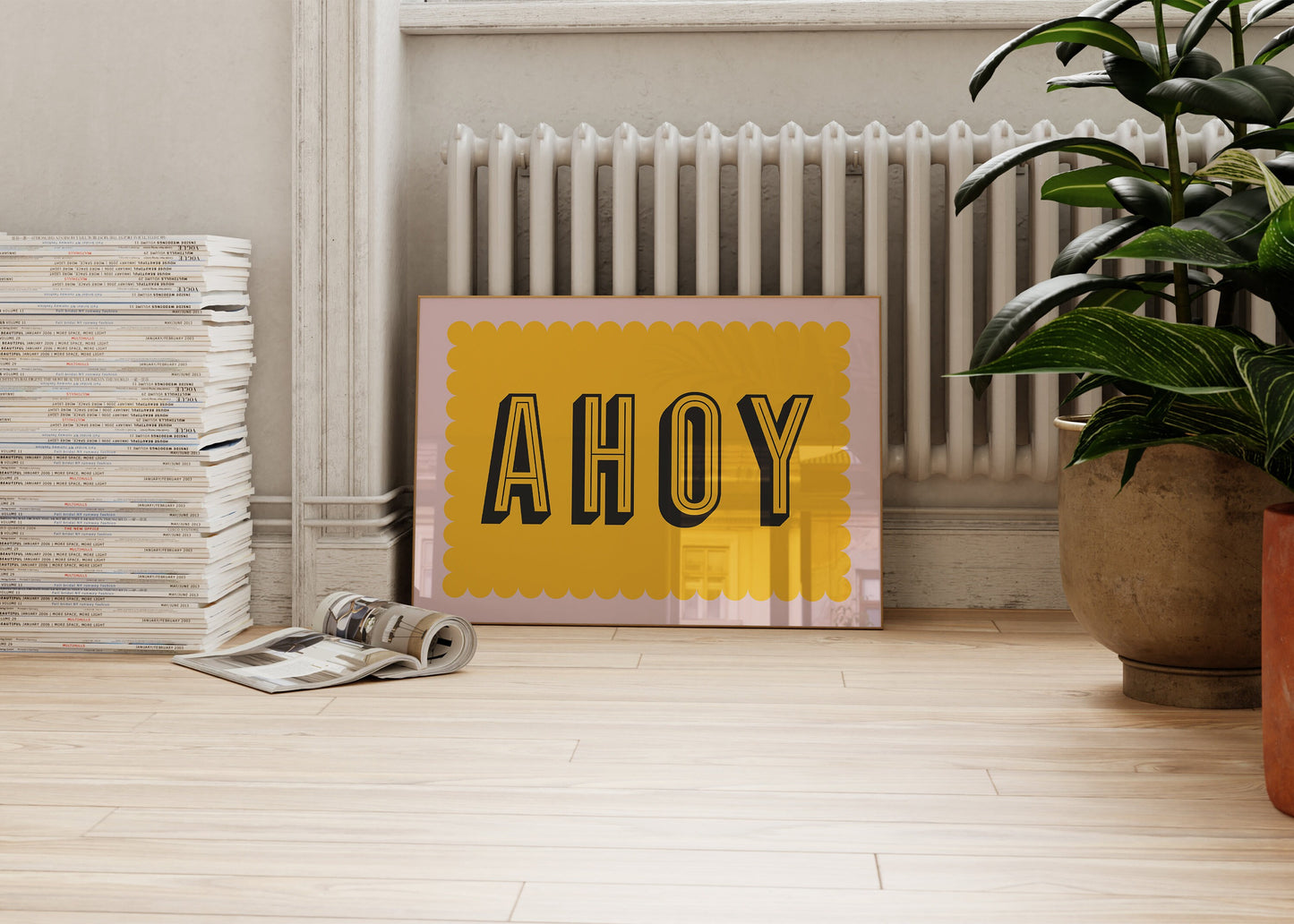 Ahoy Art Print