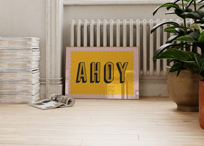 Ahoy Art Print
