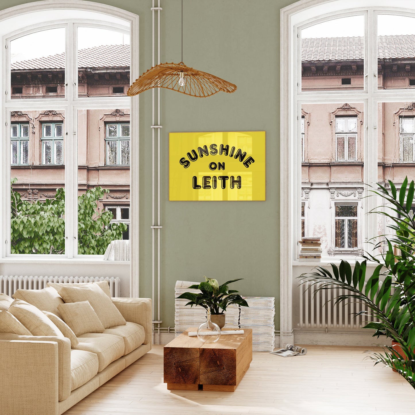 Sunshine on Leith Art Print
