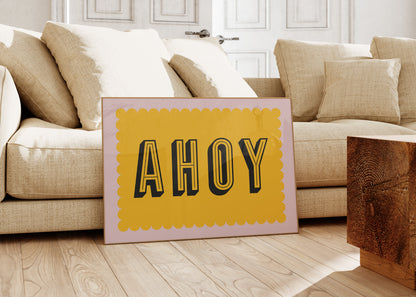 Ahoy Art Print