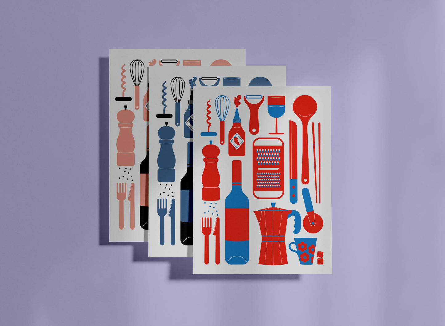 Kitchen Utensil Art Print