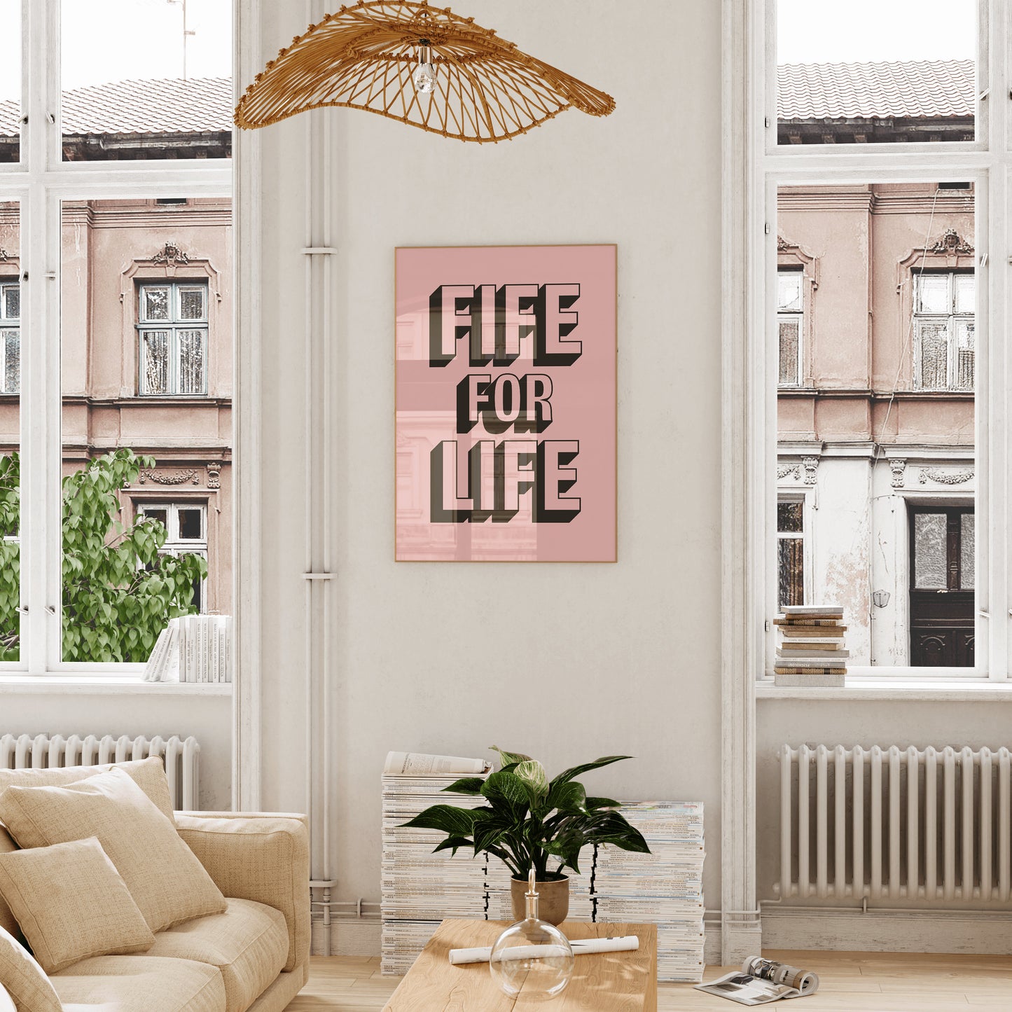 Fife for Life Art Print