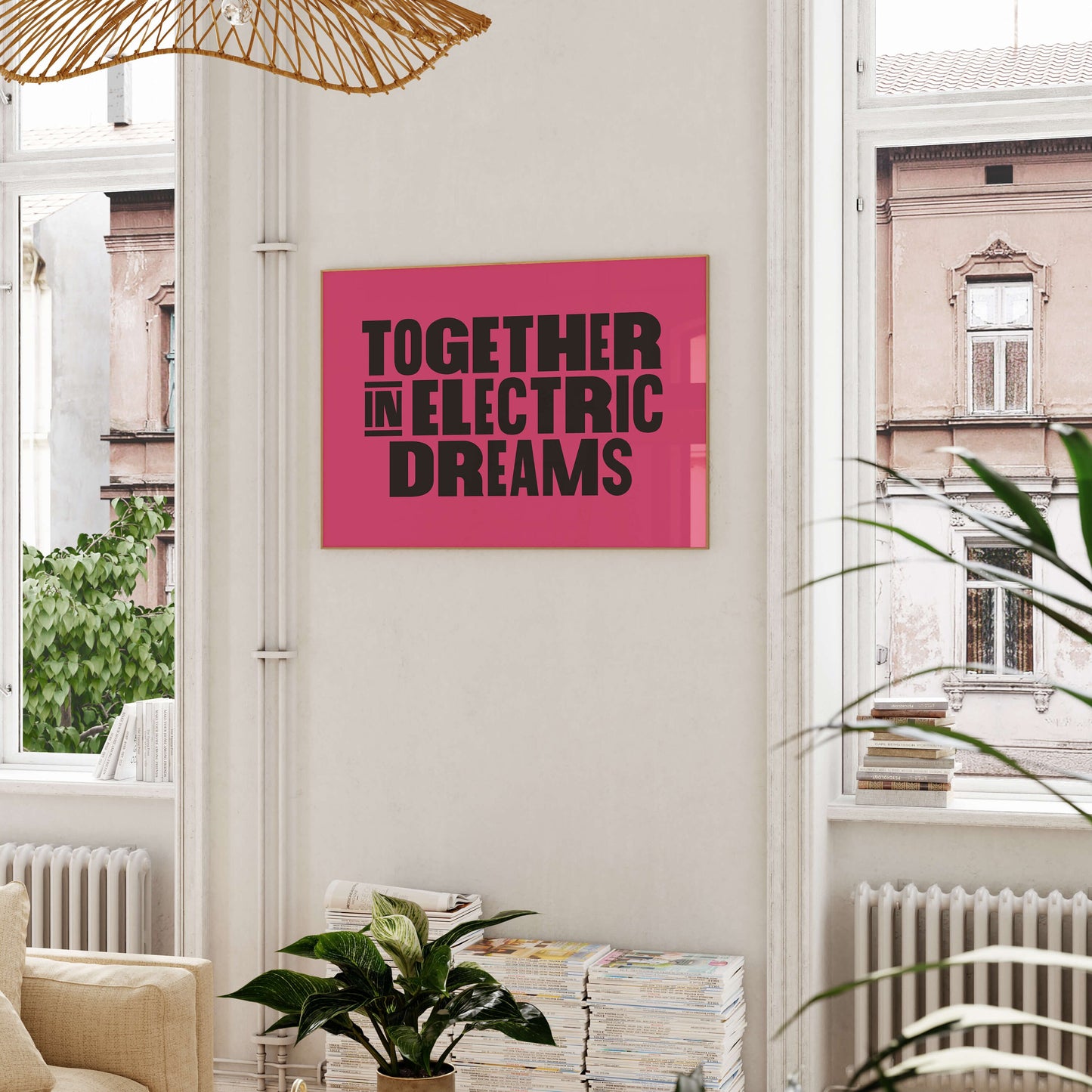 Together in Electric Dreams Art Print