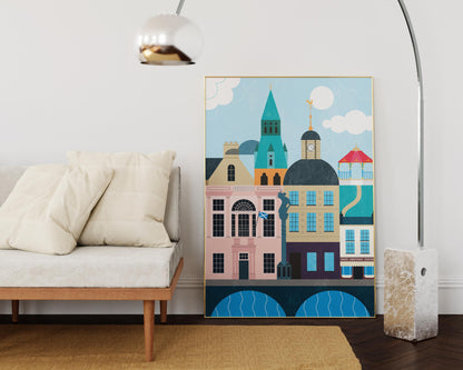 Cupar Skyline Art Print