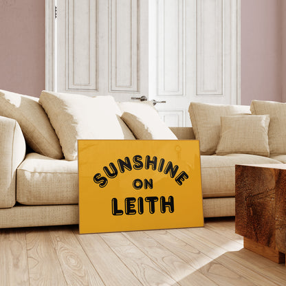 Sunshine on Leith Art Print