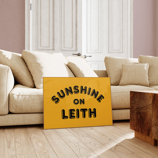 Sunshine on Leith Art Print