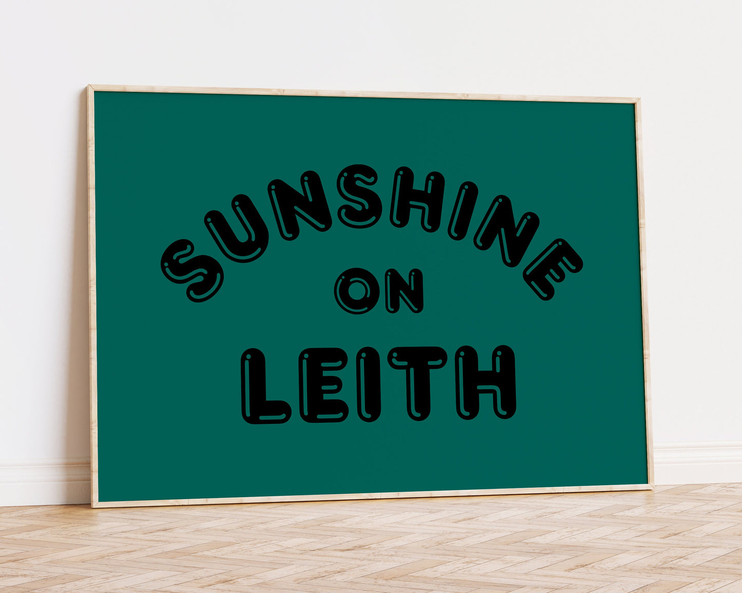 Sunshine on Leith Art Print