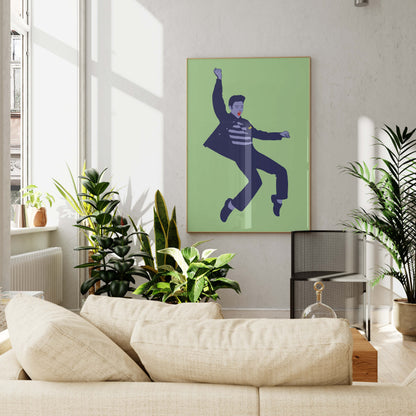 Jailhouse Rock Art Print
