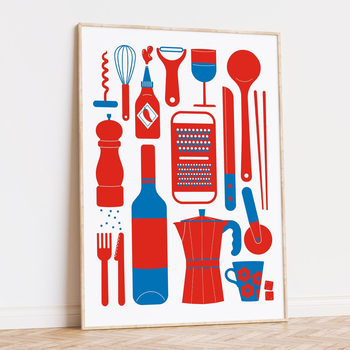 Kitchen Utensil Art Print